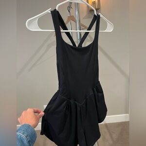 Free People Elegant Black Romper